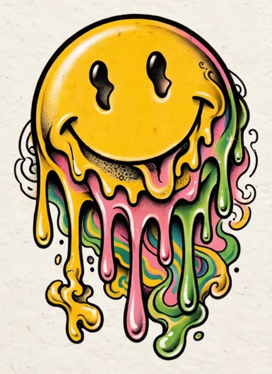 Melting Color Smiley