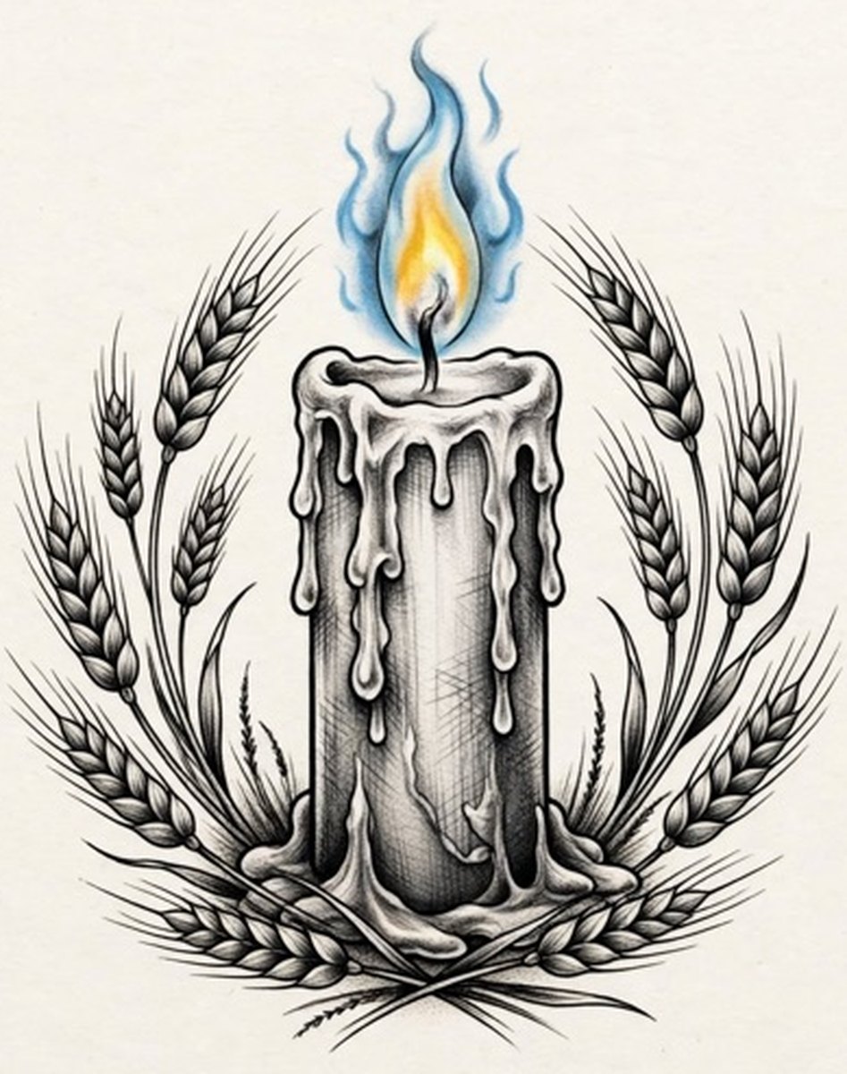Candle Among Wheat